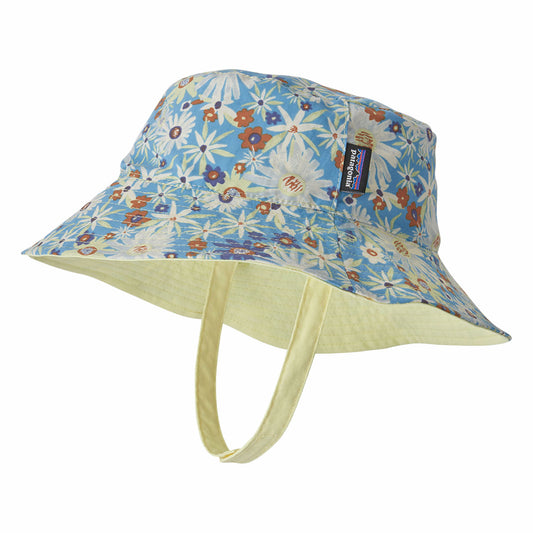 Sombrero de pescador Primavera reversible Sol de Patagonia - Amarillo-Azul