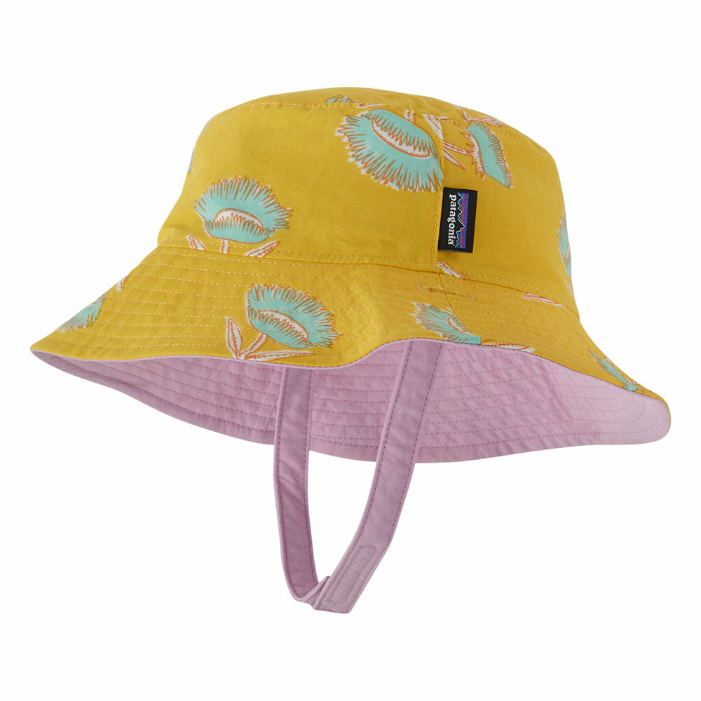 Sombrero de pescador Summer Plant reversible Sol de Patagonia - Rosa-Amarillo