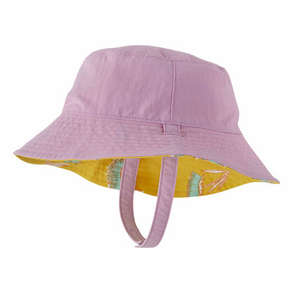 Sombrero de pescador Summer Plant reversible Sol de Patagonia - Rosa-Amarillo