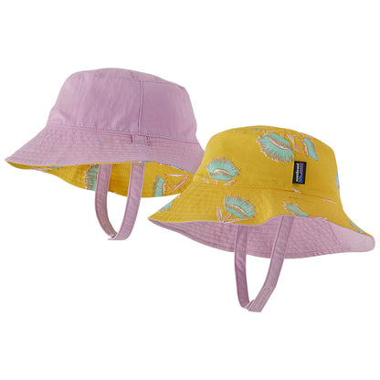 Sombrero de pescador Summer Plant reversible Sol de Patagonia - Rosa-Amarillo