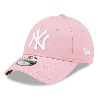 Gorra de béisbol niños 9FORTY MLB League Essential New York Yankees de New Era - Rosa Claro-Blanco