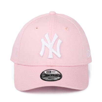 Gorra de béisbol niña 9FORTY MLB League Essential New York Yankees de New Era - Rosa Claro-Blanco