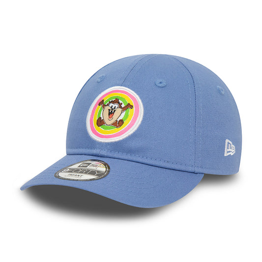 Gorra de béisbol bebé 9FORTY Pastel Looney Tunes Taz de New Era - Azul Claro
