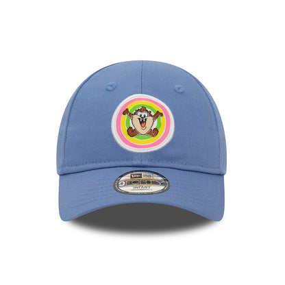 Gorra de béisbol bebé 9FORTY Pastel Looney Tunes Taz de New Era - Azul Claro