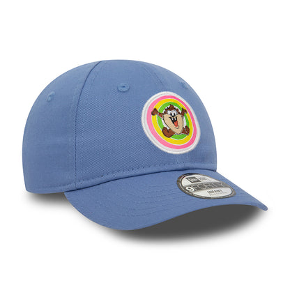 Gorra de béisbol bebé 9FORTY Pastel Looney Tunes Taz de New Era - Azul Claro