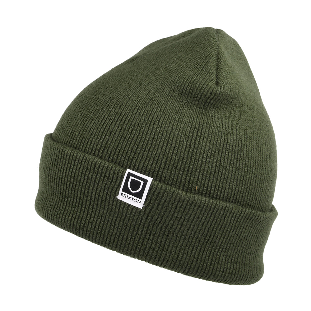 Gorro Beanie Harbor Beta de Brixton - Verde Oliva