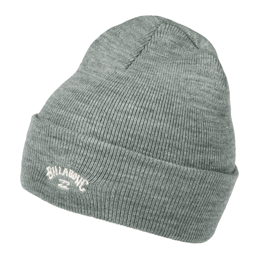 Gorro Beanie Arch con vuelta de Billabong - Gris Jaspeado