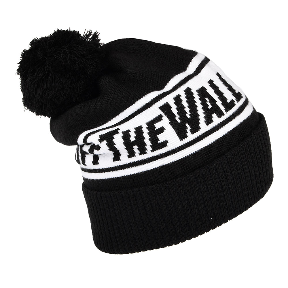 Gorro con pompón Off The Wall de Vans - Negro-Blanco
