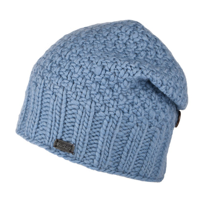 Gorro Beanie con botón de Kusan - Azul Cielo
