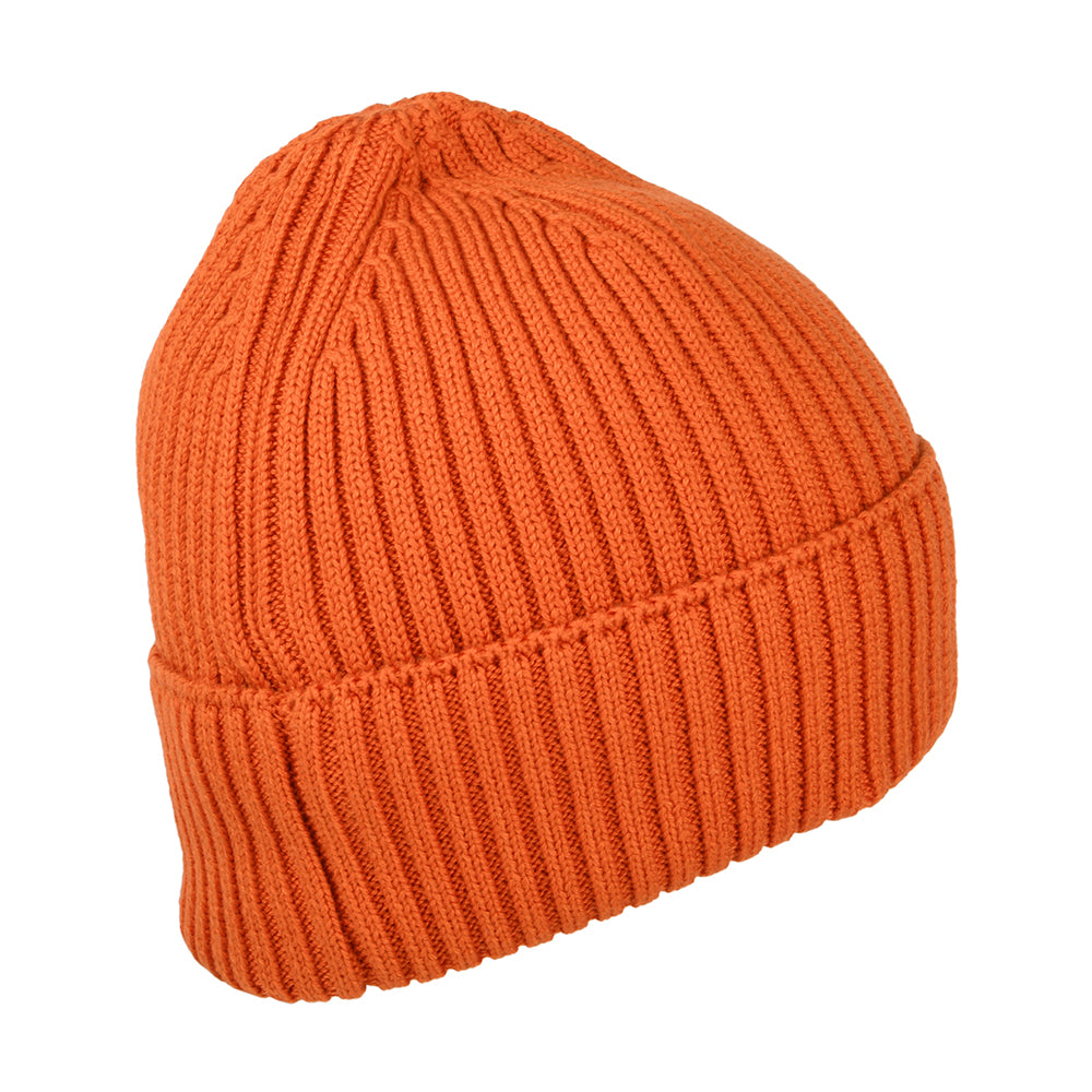 Gorro Beanie TJM Basic Rib de canalé de Tommy Hilfiger - Naranja