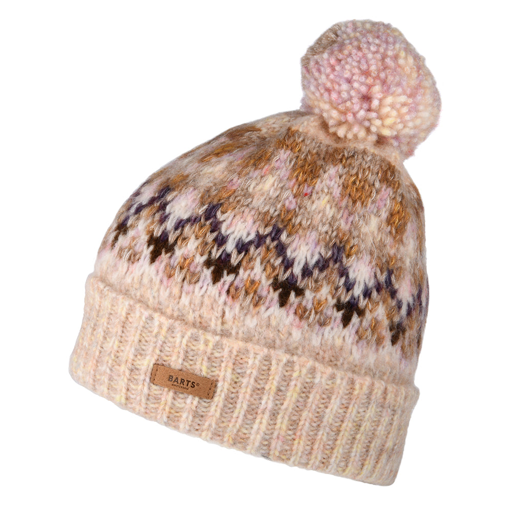 Gorro con pompón Renaa reciclado de Barts - Marrón Claro