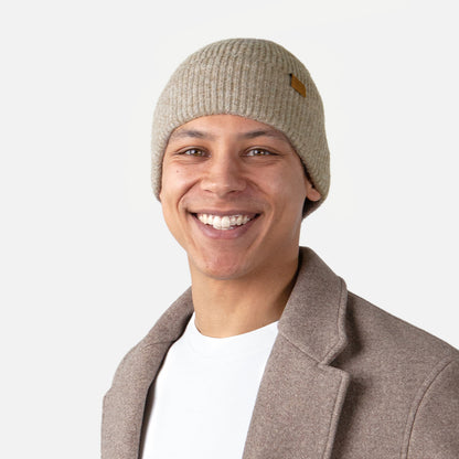 Gorro Beanie Willian con vuelta de Barts - Marrón Claro