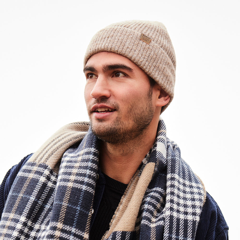 Gorro Beanie Willian con vuelta de Barts - Marrón Claro