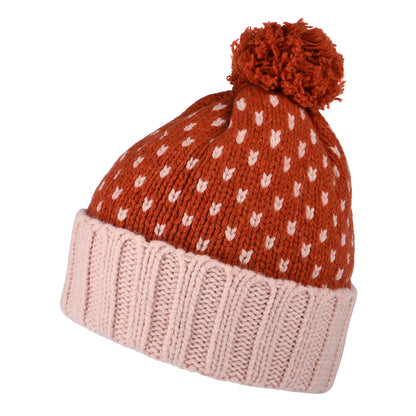 Gorro con pompón Snowbelle de lana reciclada de Patagonia - Arcilla