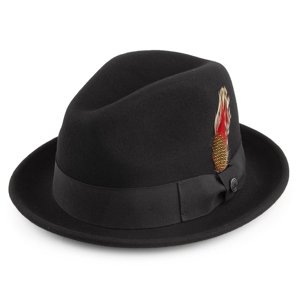 Sombrero flexible Blues Trilby de Jaxon & James Negro al por mayor