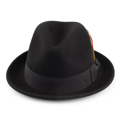 Sombrero flexible Blues Trilby de Jaxon & James Negro al por mayor