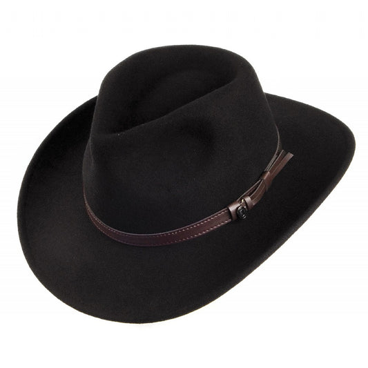 Sombrero flexible Outback de Jaxon & James Negro al por mayor