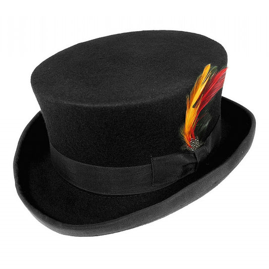 Sombrero de copa alta Deadman de Jaxon & James Negro al por mayor