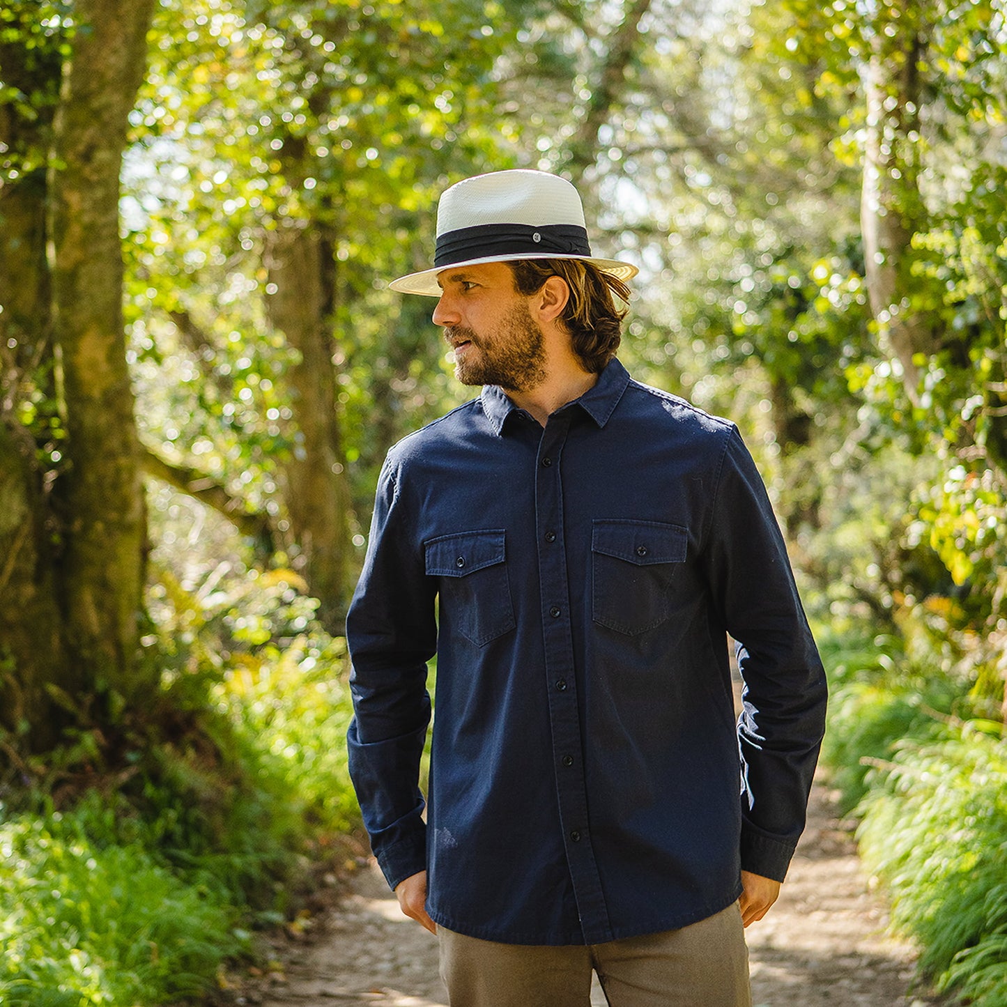 Sombrero Fedora con banda negra Toyo Safari de Jaxon & James al por mayor