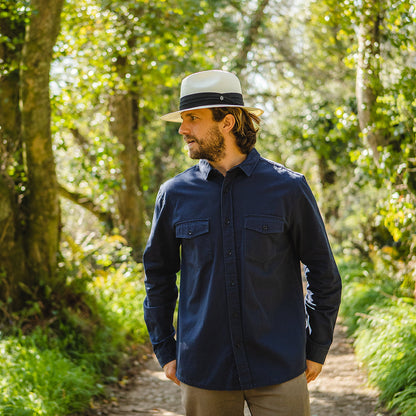 Sombrero Fedora con banda negra Toyo Safari de Jaxon & James al por mayor