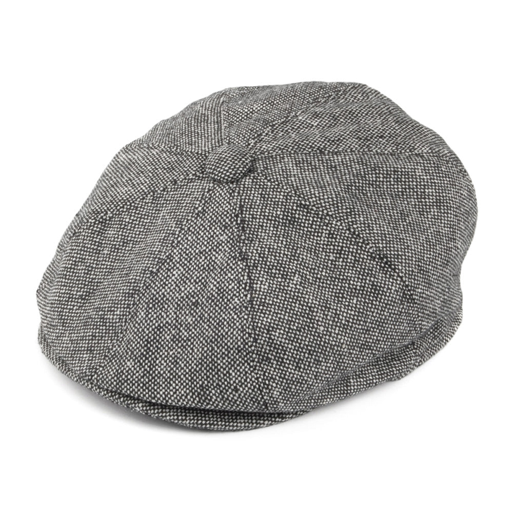 Gorra Newsboy Marl Tweed de Jaxon & James Negro al por mayor