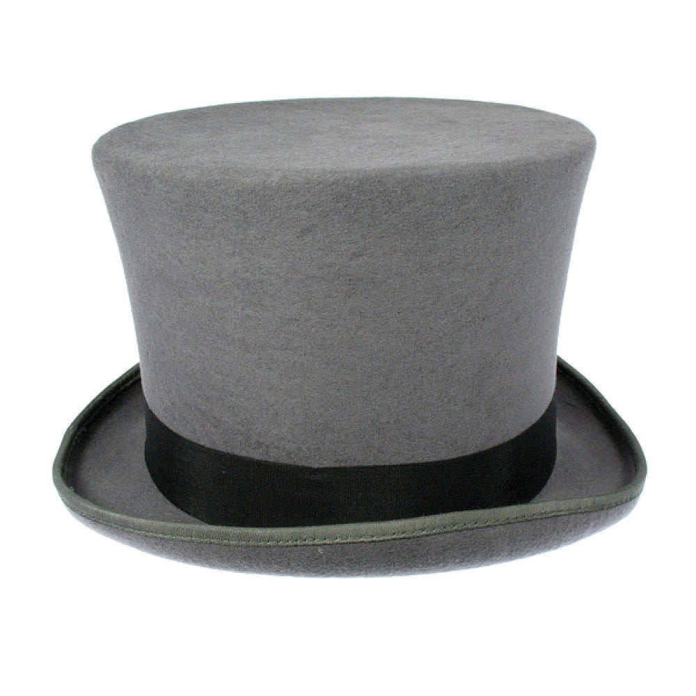 Sombrero de copa victoriano de Jaxon & James Gris al por mayor