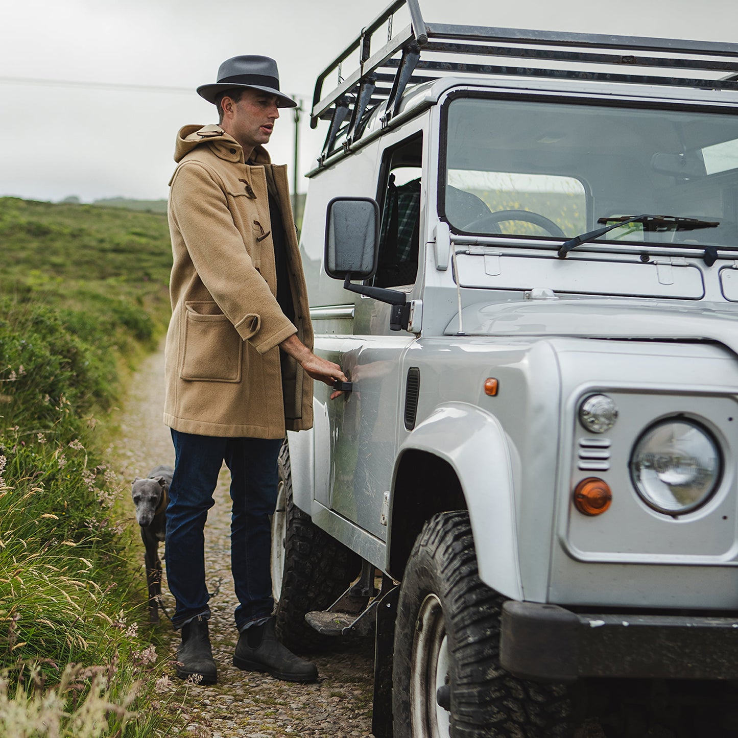 Sombrero Fedora flexible Copa-C de Jaxon & James Gris al por mayor