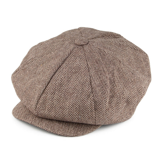 Gorra de espiga La Gran Manzana de Jaxon & James Marrón al por mayor