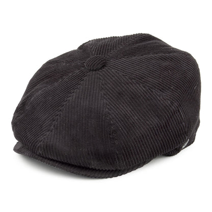 Gorra Newsboy de pana de Jaxon & James Negro al por mayor
