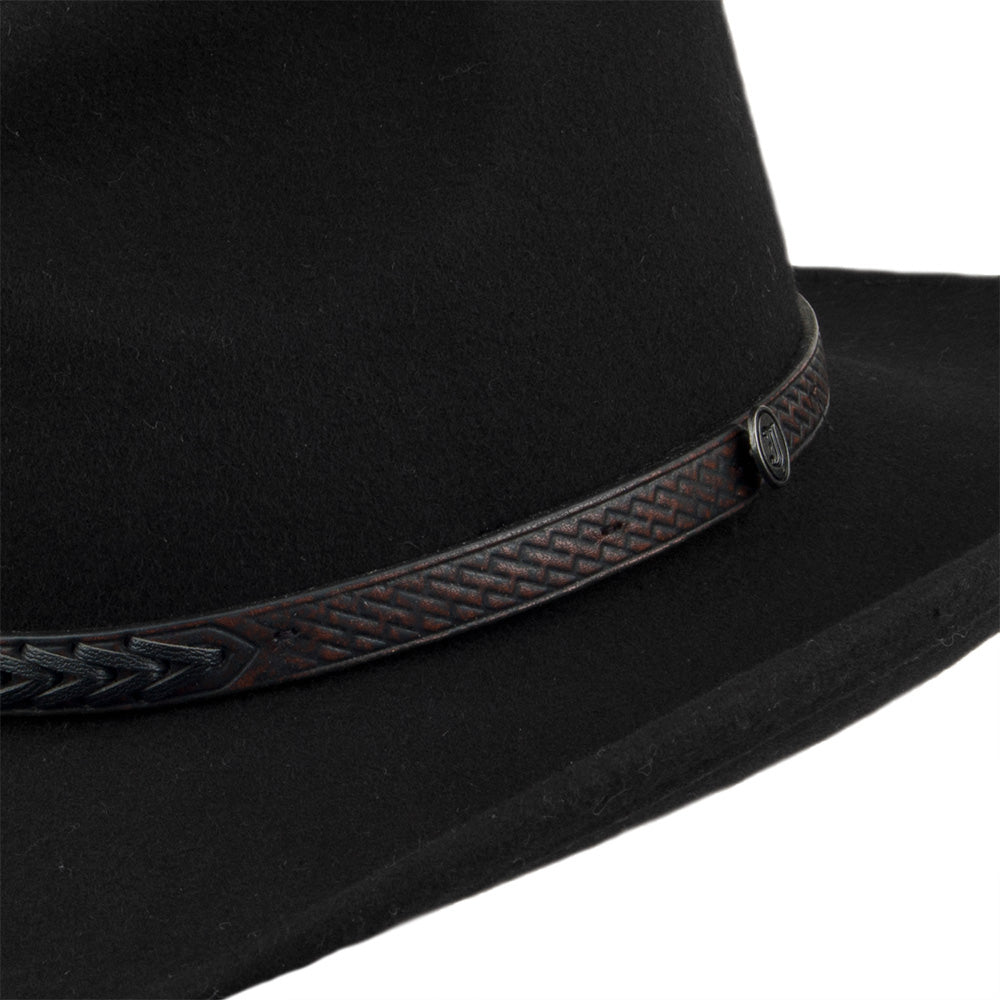 Sombrero Cowboy Comanche de Jaxon & James Negro al por mayor