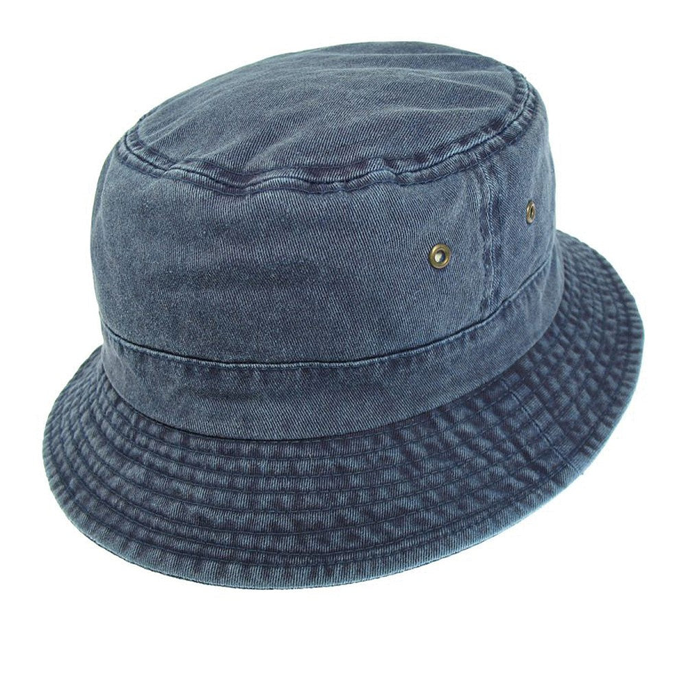Sombrero de pescador de algodón Azul Marino al por mayor