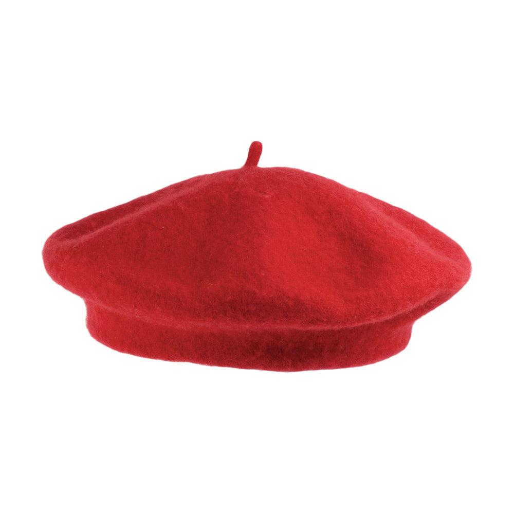 Boina vasca de lana Fashion Rojo al por mayor