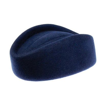 Sombrero pill-box azafata de sur la tête Azul Marino al por mayor