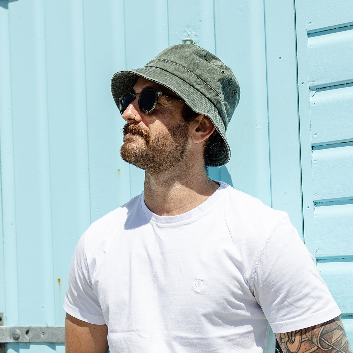 Sombrero de pescador de algodón Oliva al por mayor