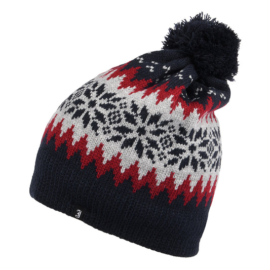 Gorro de lana Aspen de Jaxon & James Azul Marino al por mayor