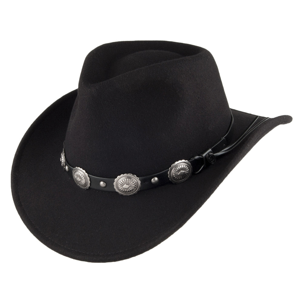Sombrero Cowboy Tombstone de Jaxon & James Negro al por mayor