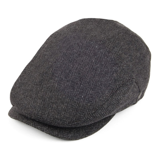 Gorra plana de espiga Extended Bill de Jaxon & James Antracita al por mayor
