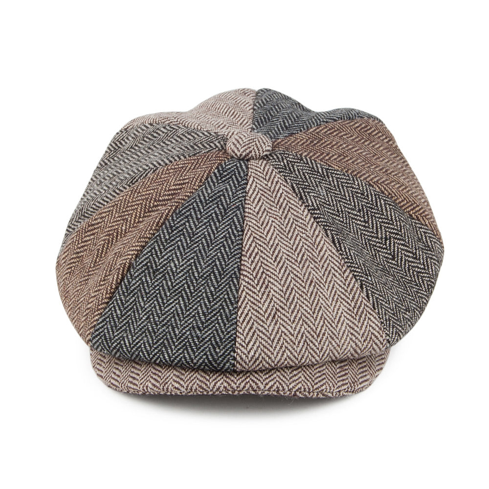 Gorra Newsboy Patch diseño de Espiga de Jaxon & James Multicolor al por mayor