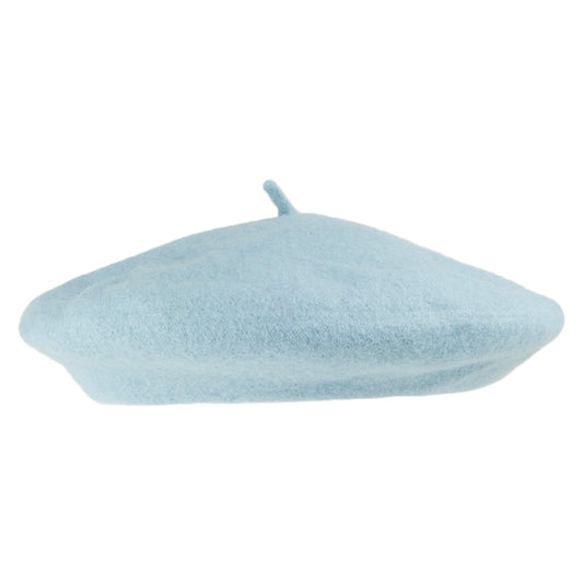 Boina vasca de lana Fashion Azul Claro al por mayor