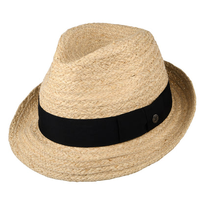 Sombrero Trilby Saybrook de rafia de Jaxon & James Natural al por mayor