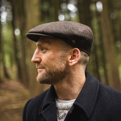 Gorra Newsboy Falconbrook de Jaxon & James Marrón al por mayor