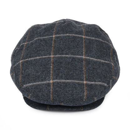 Gorra plana Gaslamp a cuadros de Jaxon & James Azul Vaquero al por mayor