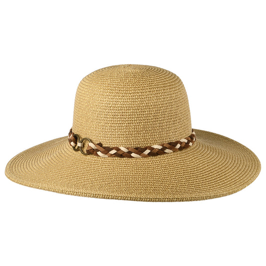Sombrero flexible Palm Springs de Jaxon & James Tostado al por mayor